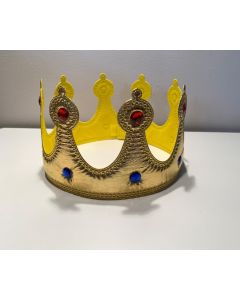 King Crown Gold - 8 Peaks Soft Material - Adult - 61 cm Long (CB1065) (CB1065)