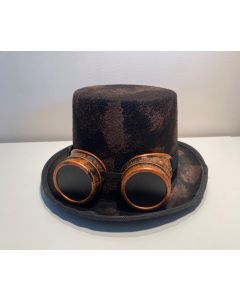 Steampunk Brown Top Hat (CB1308)