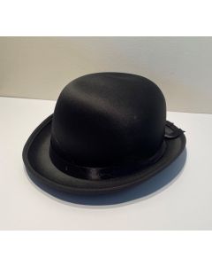 Bowler Hat - Satin Look Adult 59cm (CB1310)