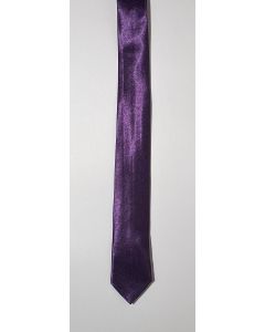 Dark Purple Satin Tie (CB1830)