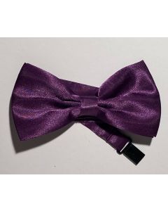 Dark Purple Satin Bow Tie (CB1930)