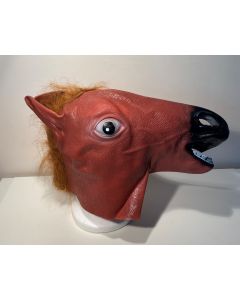 Horse Mask Light - Full Face Rubber Mask - Light (CB3511)