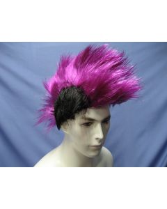 Punk Purple Mohawk Wig (CB7007-A24Purple)