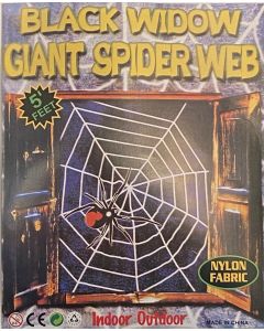 Black Widow Giant Spider Web (CB8115)