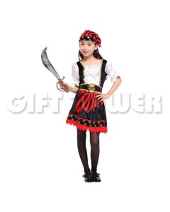Pretty Pirate Girl Child Costume (G-0202) (CB8745)