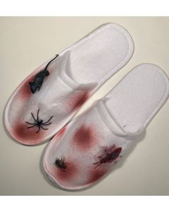 Halloween Slippers With Spiders And Cockroaches (CBH1116)
