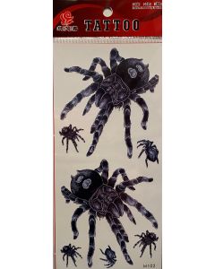Tattoo Sheet (M102) - Spider Set 7 (CBT1018)