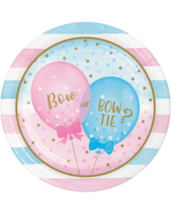 Gender Reveal Balloons - Dinner Plates 22cm (CC336064AM)