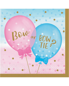 Gender Reveal Balloons - Lunch Napkins (CC336066AM)