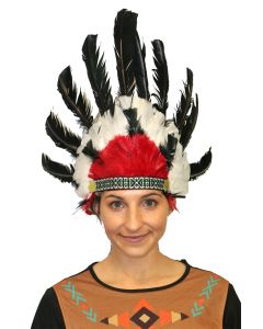 Indian Headdress - Black (CI2290)