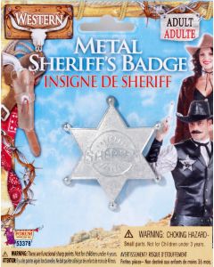 Sheriff Badge - Metal (CI53378)