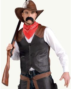 Deluxe Cowboy Faux Leather Vest (CI62545)