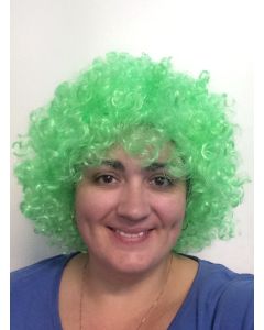 Clown Wig Green - Curly Afro (WIGCCAGR)