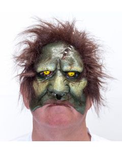 Ghoul with Plush Hair Chinless Face Mask (CO2837R)