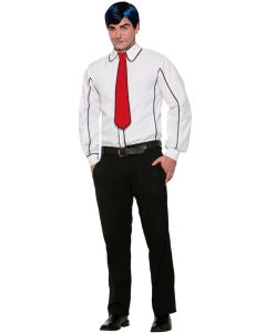 Pop Art Shirt and Tie - Adult Costume (CO76722)