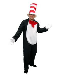Cat With Hat - Onesie - Adult Costume (Cat In The Hat CIH) (CO8823)