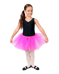 Child Tulle Tutu - Fluoro Pink (CO8898FP)