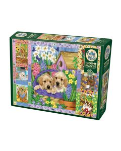Puppies And Posies - 1000pc Puzzle (COB80278)