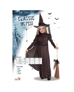 Classic Witch Child Costume (D21001)