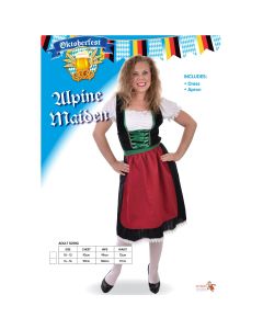 Alpine Maiden Adult Costume (D22102G)
