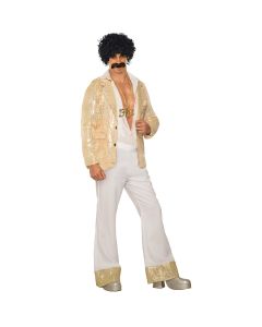 White Disco Pants Adult Costume (D22146G)