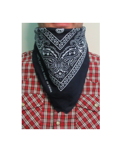 Bandana - Cowboy Paisley Blue (DUABANDB)