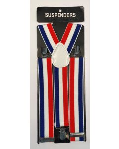 Red, White & Blue - Braces / Suspenders (DUASRWB)