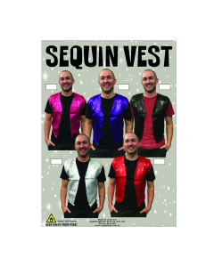 Sequin Vest - Adult Costume (DUVEST)