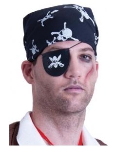 Pirate Eyepatch With Skull & Cross Bones (EP2086)