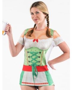 Oktoberfest Lady Faux Real Adult Costume (F122015)