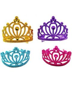 Colourful Tiara - 4 Assorted Colours (FA106)