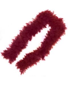 Deluxe Plush Turkey Boa 1.8m - Cherry (FE925)