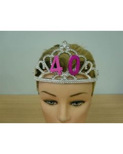 40 Birthday Tiara - Tiara 40 (FNT40)