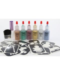 Glitter Tattoo Party Pack - Christmas Kit (GLKITSX)