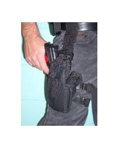 Leg Gun Holster Leg - Black Nylon (DUAGUNHL)