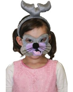 Seal Grey - Animal Headband and Mask Set (HE9945)