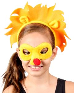Lion - Animal Headband and Mask Set (HE9974)