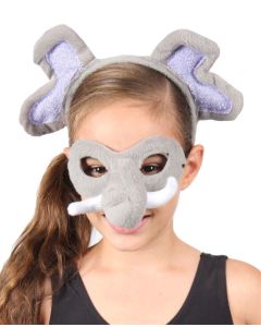 Elephant - Animal Headband and Mask Set (HE9981)