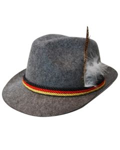Oktoberfest German Hat With Feather (HTGH3242)