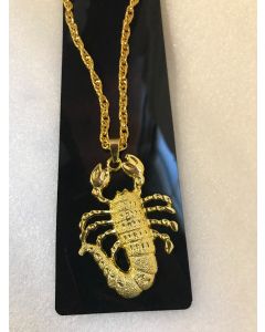 Scorpion Gold Pendant Necklace (CB3998)