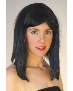 Kym Black Shoulder Length Fringe Wig (G1038Black)