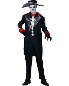 Day Of The Dead Man - Adult Costume (LU134)