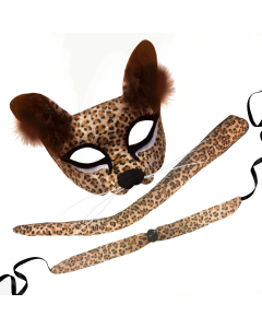 Deluxe Adult Animal Mask - Leopard (MA0075)