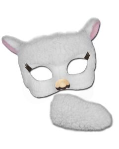 Lovely Llama - Deluxe Animal Mask and Tail Set (MA0360)