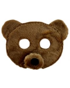 Plush Animal Mask - Bear (MA9905BE)