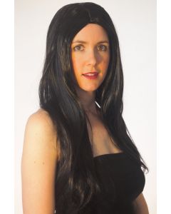 Mary Long Black Wig No Fringe (CB7009-KB88-Black)