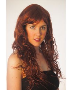 Nikki Auburn Long Wave with Fringe Wig (CB7001-G1320Auburn K13)