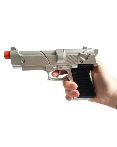 Silver Cap Gun - 17cm (NV2344)