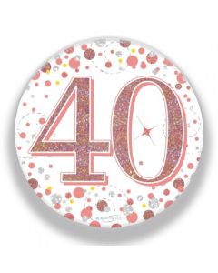 Badge 75mm Sparkling Fizz #40 Rose Gold (OT654358A)