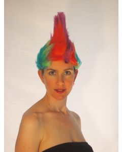 Rainbow Coloured Mohawk Punk Wig (CB7014-K1003)